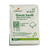 Greetmed 8-ply Gauze Swab 2 x 2 Size