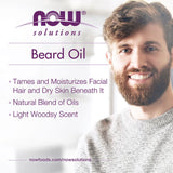 Now Beard Oil for Growth and Moisturization - 30 ml