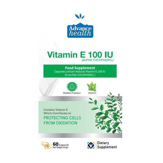 Advance Health Vitamin E 100 IU 60 Capsules
