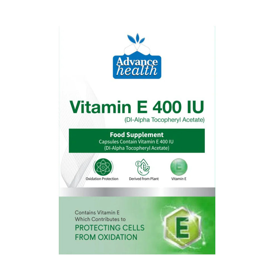 Advance Health Vitamin E 400 IU 60 Capsules