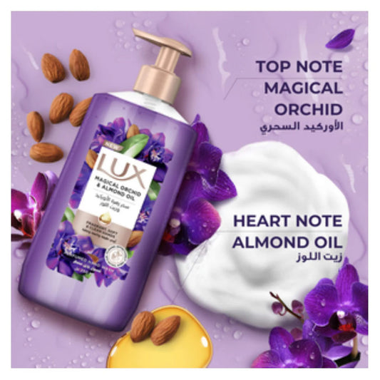 غسول يد سحر زهرة الأوركيد وزيت اللوز 500 مل من لوكس