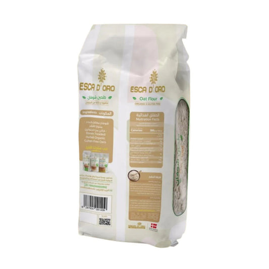 Esca d'oro Organic and Gluten-Free Oat Flour 1 kg