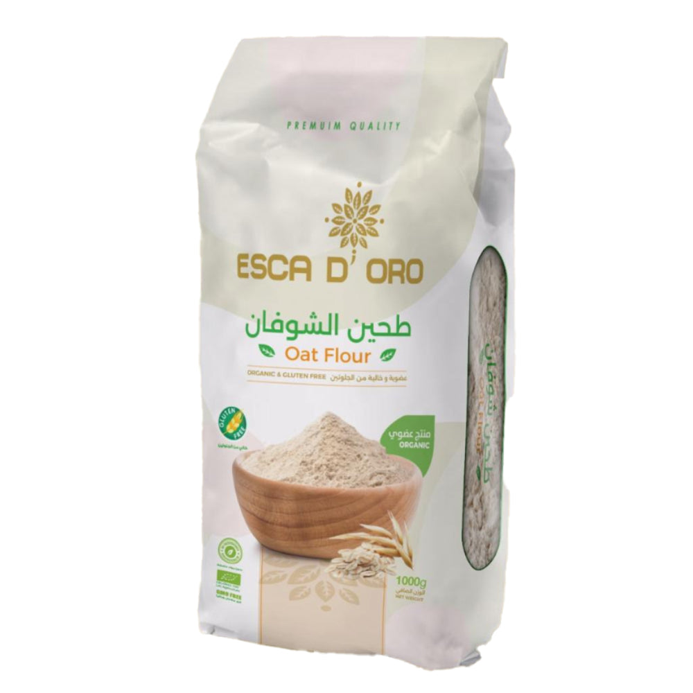 طحين الشوفان عضوية وخالية من الجلوتين 1 كجم من اسكدورو