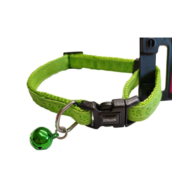 زولكس طوق جلد مشمع للقطط قابل للتعديل - 10 مم - أخضر |  صيدلية.كوم.