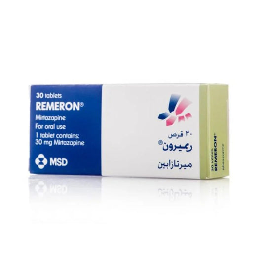 Remeron 30 mg 30 Tablets