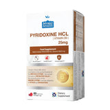 Pyridoxine HCL 25 MG (B6) Tablets 100 mg - 60 Capsules from Advance Health