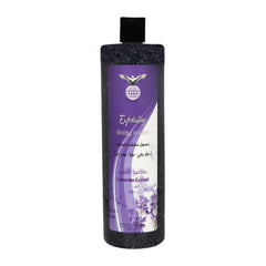 Black exfoliating body wash with lavender scent, 1200 grams