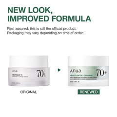 Heartleaf 70% Intense Calming Cream 50 ml By Anua