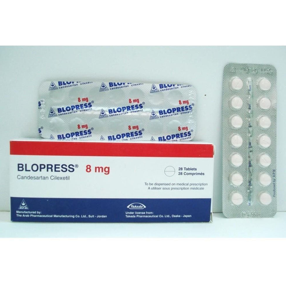 Blopress 8 mg 28 tablets