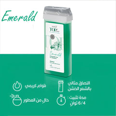 ايطال واكس رول شمع توب لاين إيطالي للبشرة الحساسة بالزمرد 100 مل