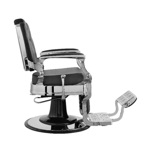 كرسي حلاقة رجالي لون اسود مع حديد فضي |  صيدلية.كوم.