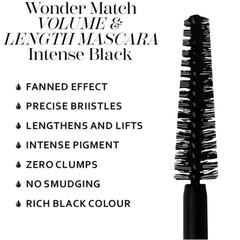 Eveline Mascara Wonder Match Volume & Length
