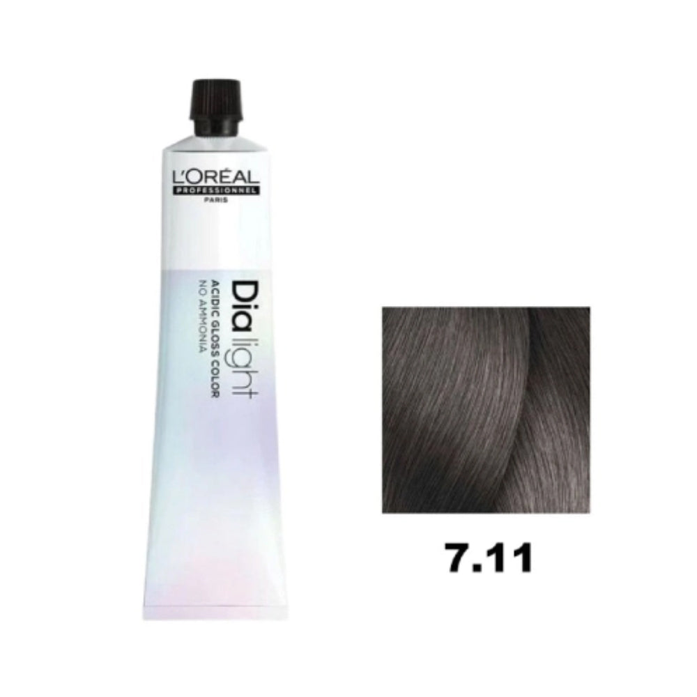 L'Oreal Professionnel Dia-Light Hair Dye 7.11 - 50 ml