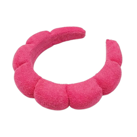 Soft Padded Hairband Dark Pink