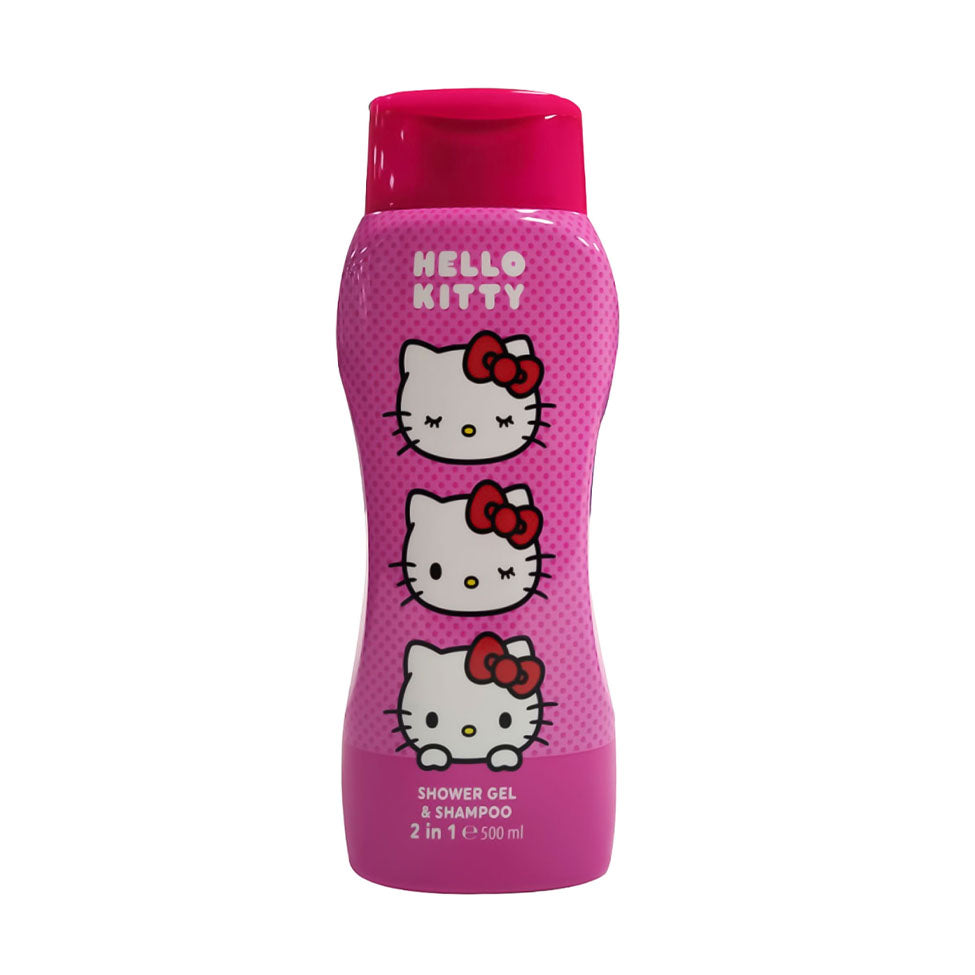 هيلو كيتي شامبو و جل استحمام للأطفال 500 مل 2 في 1 |  صيدلية.كوم.