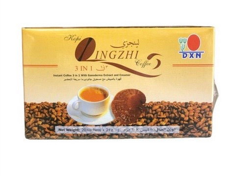 قهوة لينجزي 3 في 1 لايت من DXN