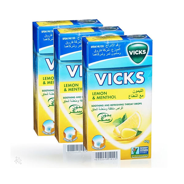 عرض فيكس استحلاب ليمون ونعناع بدون سكر×3- 40 جم |  صيدلية.كوم.