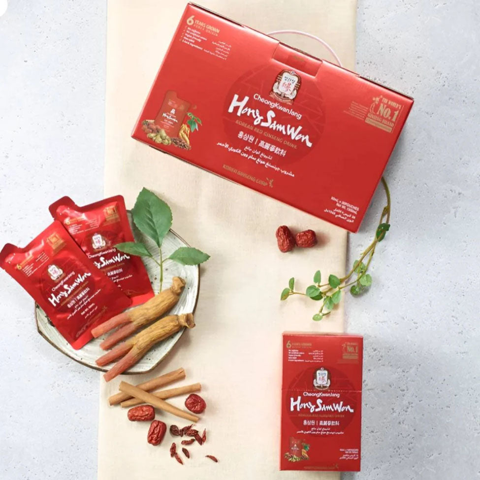 Jung Kwan Jang Korean Red Ginseng Drink Hong Sam Won 50 ml 30 Bags