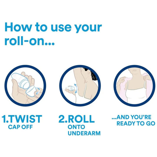 Dove Deodorant Roll On Leave-in 50 ml x 3