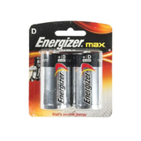 Energizer Battery Max D BP2 2 X 1 Card