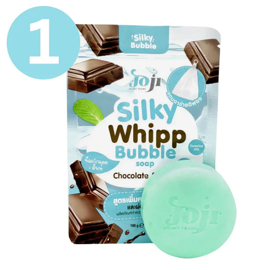 جوجي سيكريت يونغ صابون قالب سيلكي ويب بابل بالشوكولاتة والنعناع 100 جرام