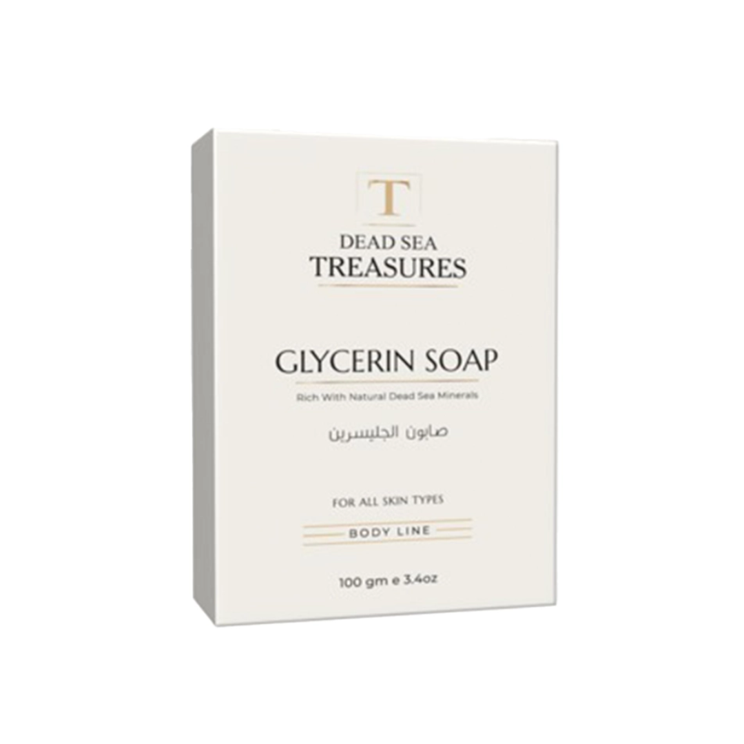 صابون الجلسرين من كنوز البحر الميت 100 جرام |  صيدلية.كوم.