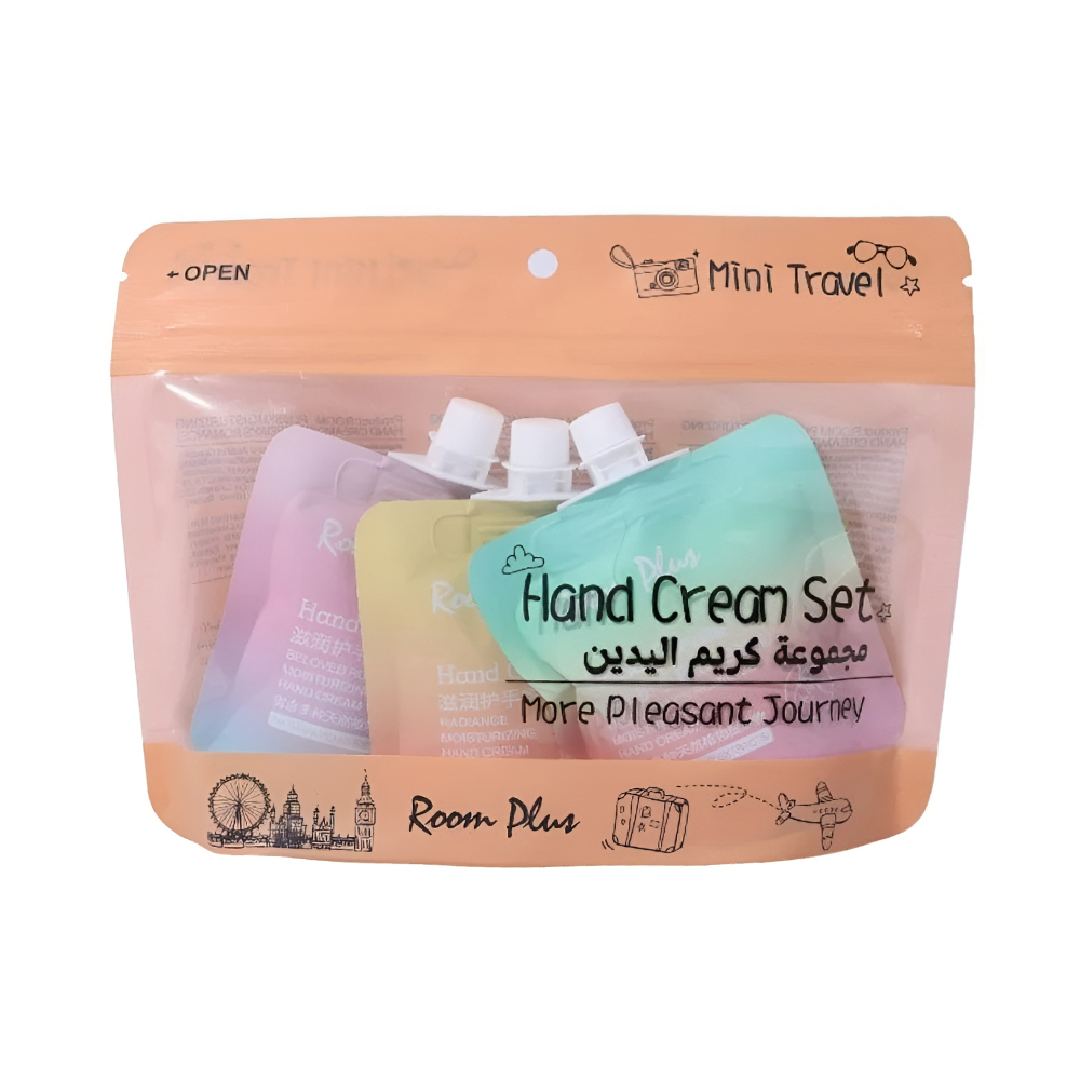 Room Plus Mini Moisturizing Hand Cream Set Plant Extract 3 x 30g