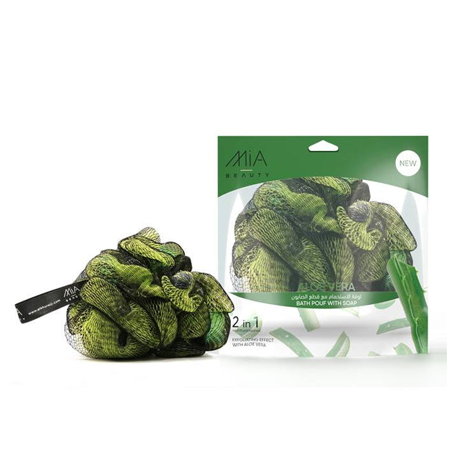 ليفة استحمام بقطع الصابون 120جم من ميا بيوتي |  صيدلية.كوم.