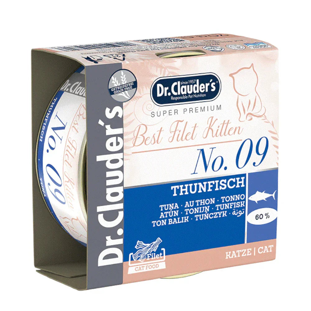 د. كلاودرز طعام رطب للقطط الصغيرة بنكهة التونة 70 جم |  صيدلية.كوم.