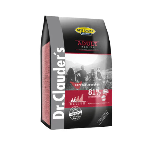 د.كلاودرز بست تشويس طعام جاف للكلاب البالغة للسلالات المتوسطة بنكهة الدجاج |  صيدلية.كوم.