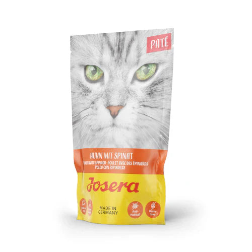 جوسيرا طعام رطب مهروس للقطط البالغة بنكهة الدجاج والسبانخ 85 غ |  صيدلية.كوم.
