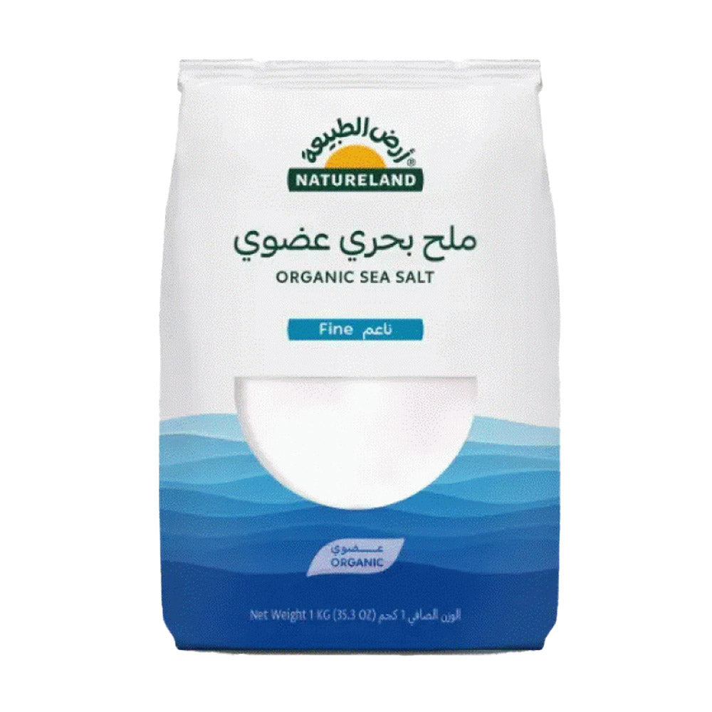 أرض الطبيعة ملح بحري عضوي