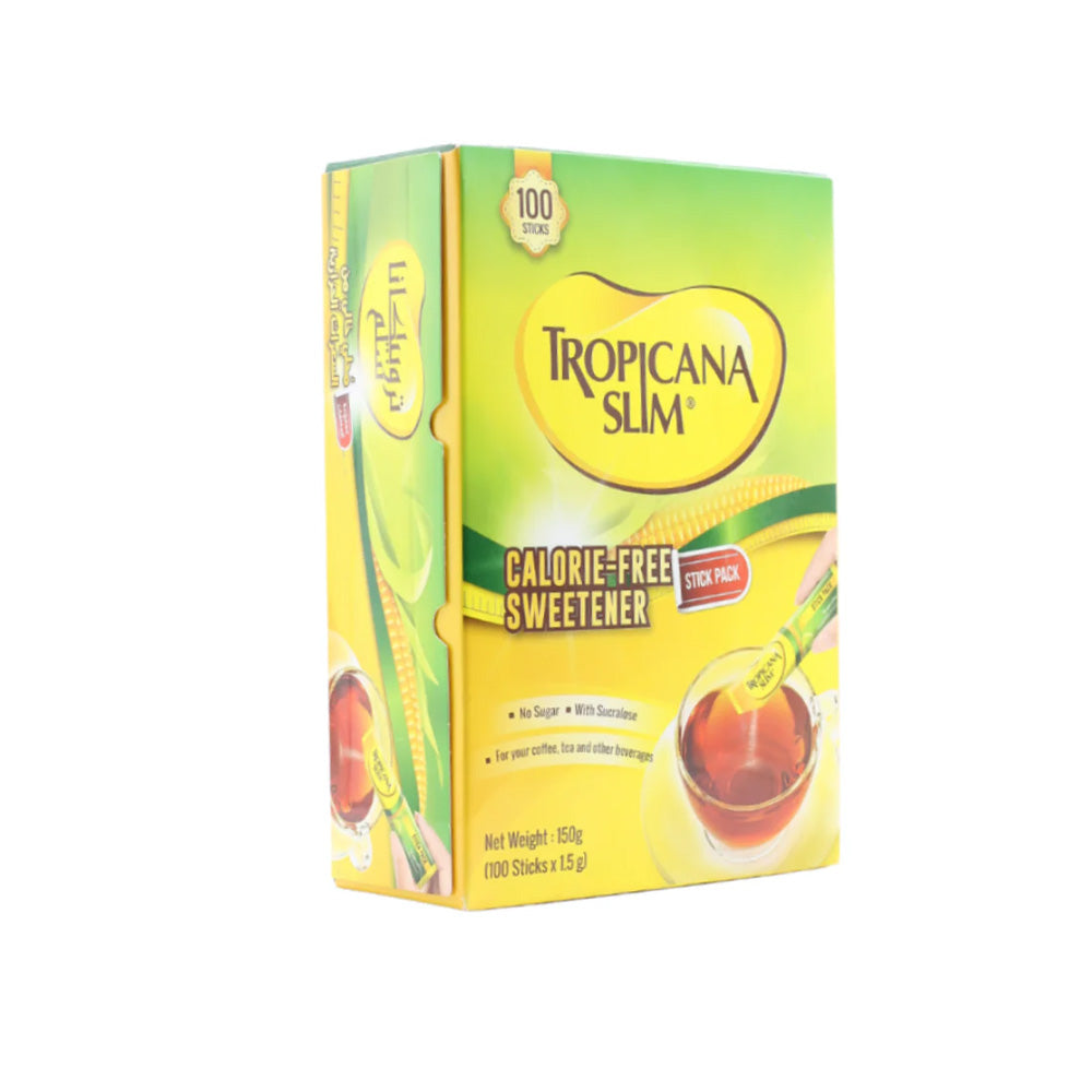 Tropicana Slim Zero Calorie Sweetener 100 Sachets