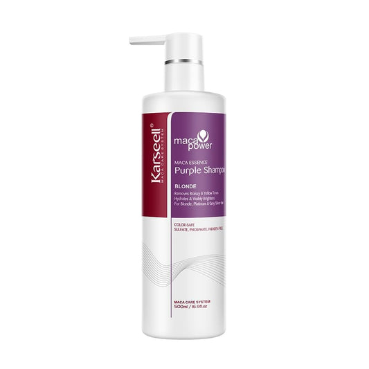 Karseell Purple Hair Shampoo with Maca Extract for Moisturizing Colored Hair 500 ml