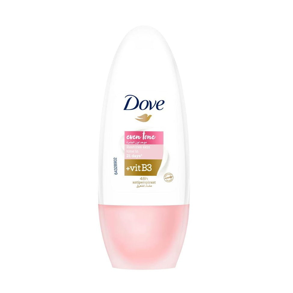 Dove Roll-On Deodorant Uniform Skin Tone Pink 50 Ml