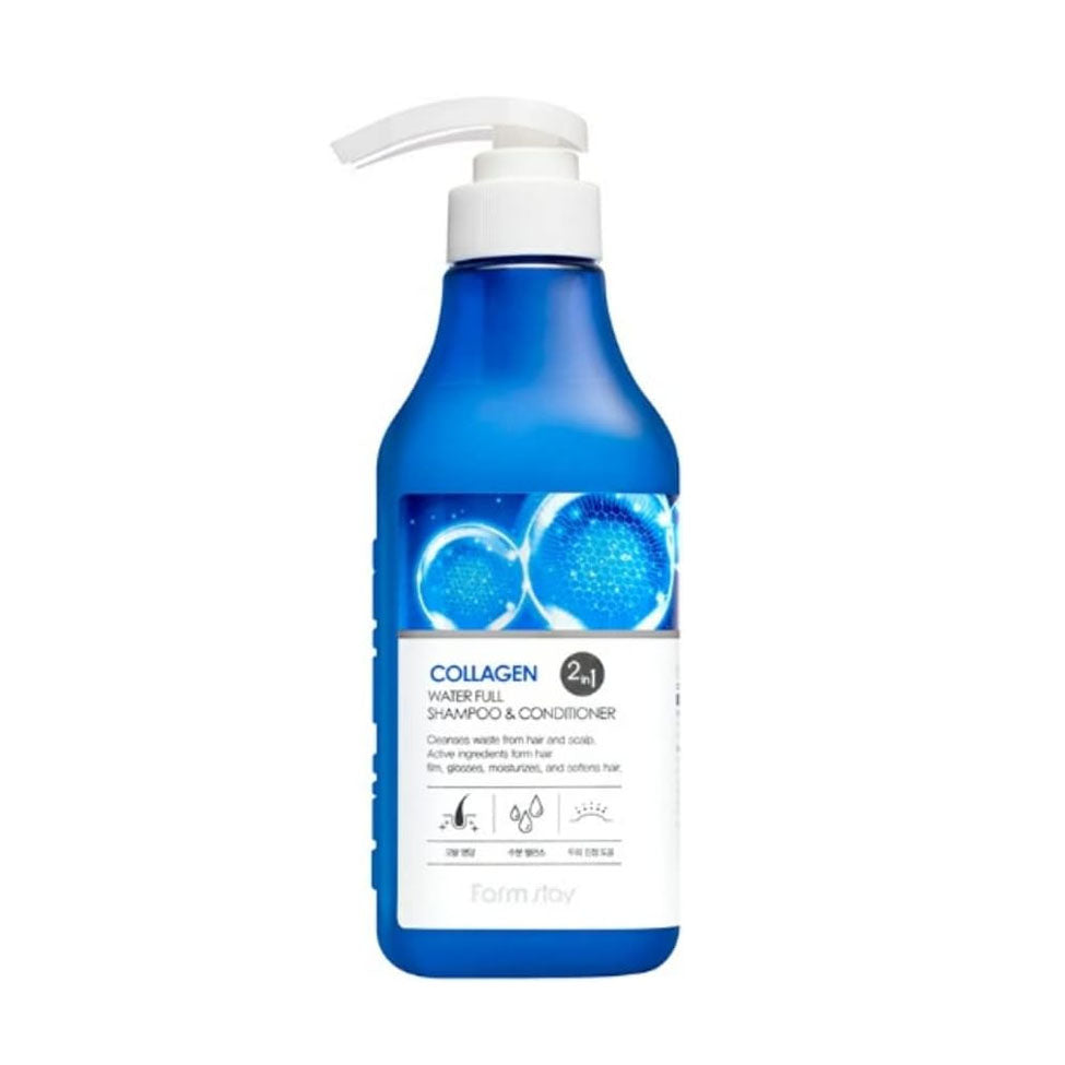 Farm Stay Shampoo and Hair Conditioner with Collagen 530 ml