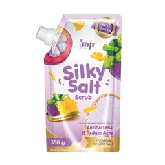 Joji Secret Young Silky Salt Scrub with Calendula and Mangosteen for Acne Reduction 350g