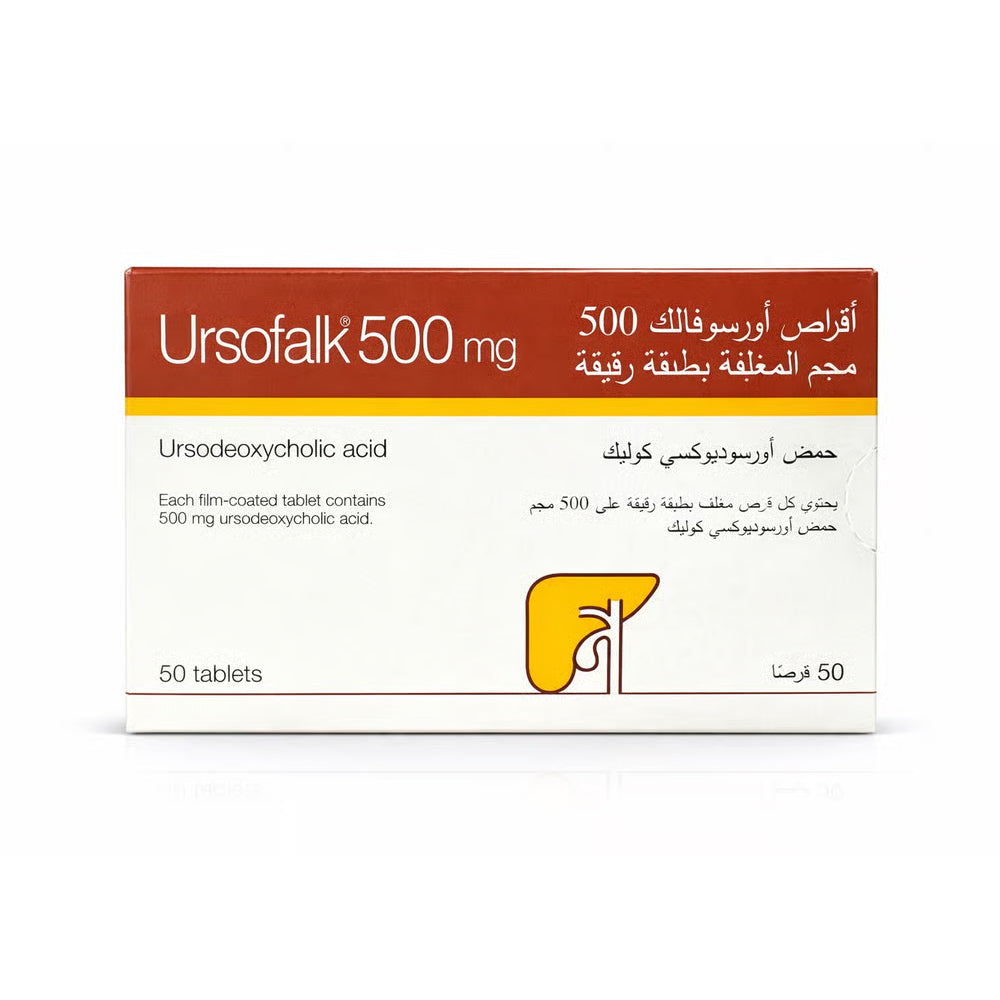 Ursofalk 500 Mg 50 Tablets