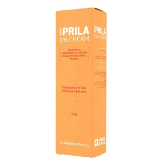 Avalon Prila 5% Topical Anesthetic Cream 30 g