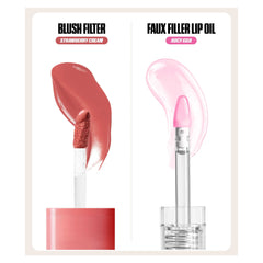 Huda Beauty Cheek & Lip Duo Makeup Set Berries And Cream