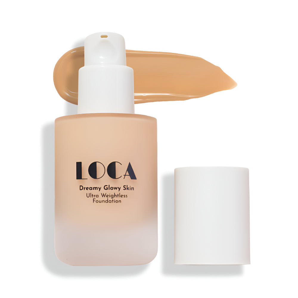 Loca Dreamy Glowy Skin Ultra Whiteless Foundation 07 Creme Brulee Medium Warm