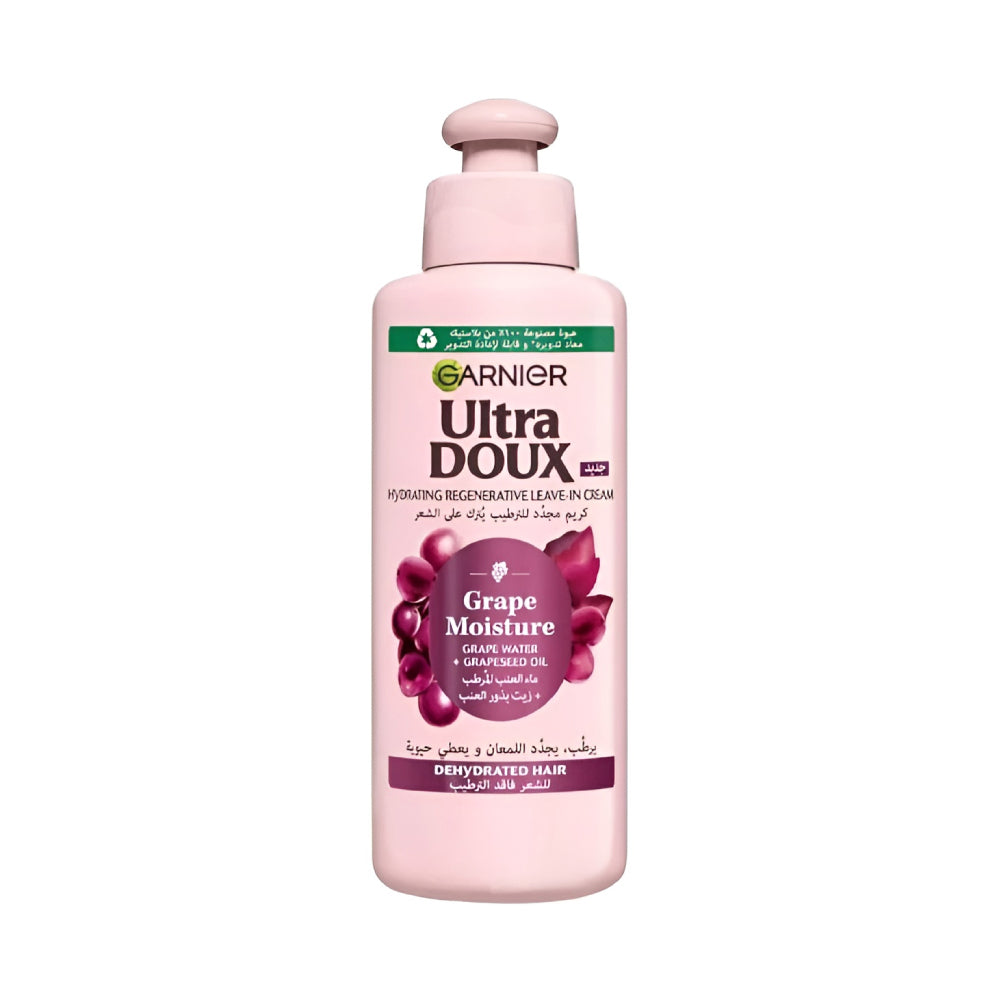 Garnier Ultra Doux Grape Moisture Leave-in Cream for Dehydrated Hair 200 ml