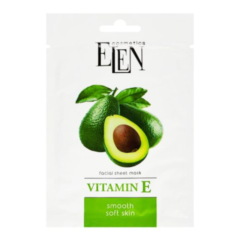 ELEN Cosmetics Facial Sheet Mask Vitamin E 25 ml