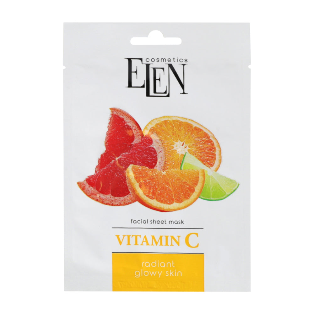 ELEN cosmetics Facial Sheet Mask Vitamin C 25 ml