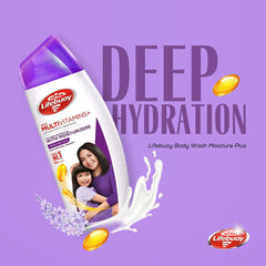 غسول الجسم المضاد للبكتيريا مويستشر بلس 300 مل من لايف بوي