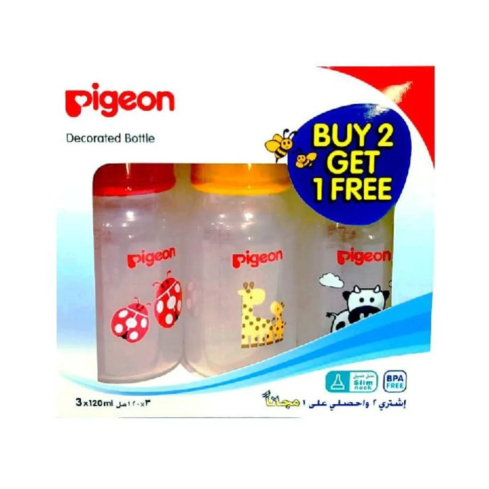 بيجون رضاعة مجانا 2+1 متعدده الألوان 3 × 120 مل |  صيدلية.كوم.