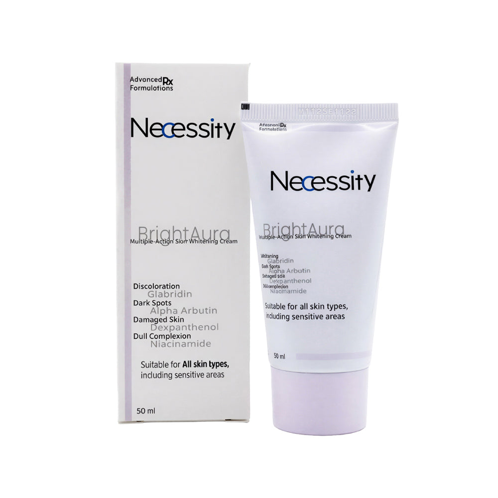 Bright Aura skin-lightening cream, 50 ml, by Necessity
