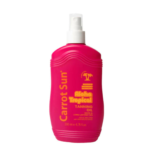 Carrot Sun Tanning Oil Spray Al-Waha with Tropical Fruit Flavor 200 ml