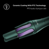 United Hair Styler Devices 8033 Fast Ionic Curling Iron With Rotating Automatic Handle