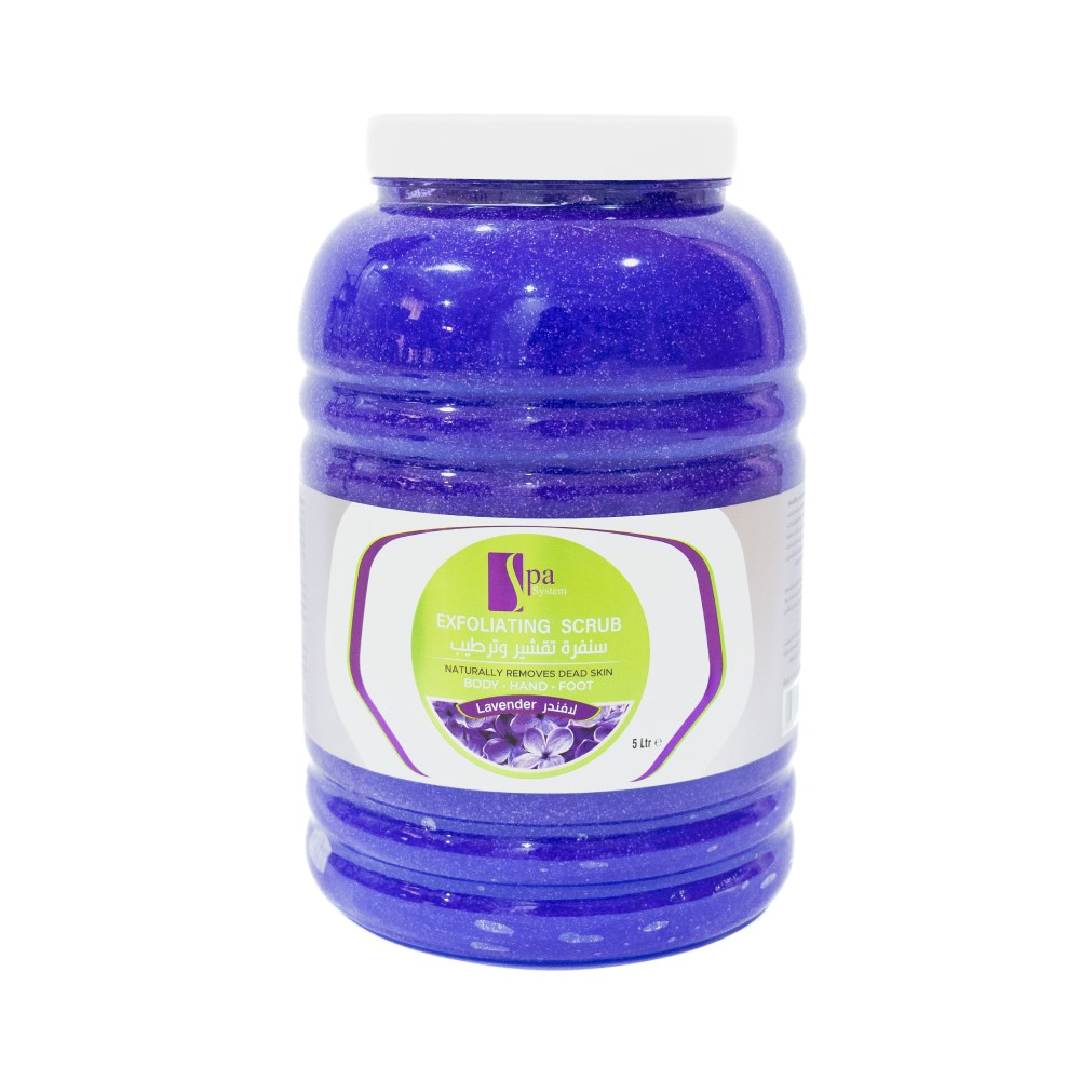 Spa System Scrub Exfoliating And Moisturizing With Lavender 5 liters